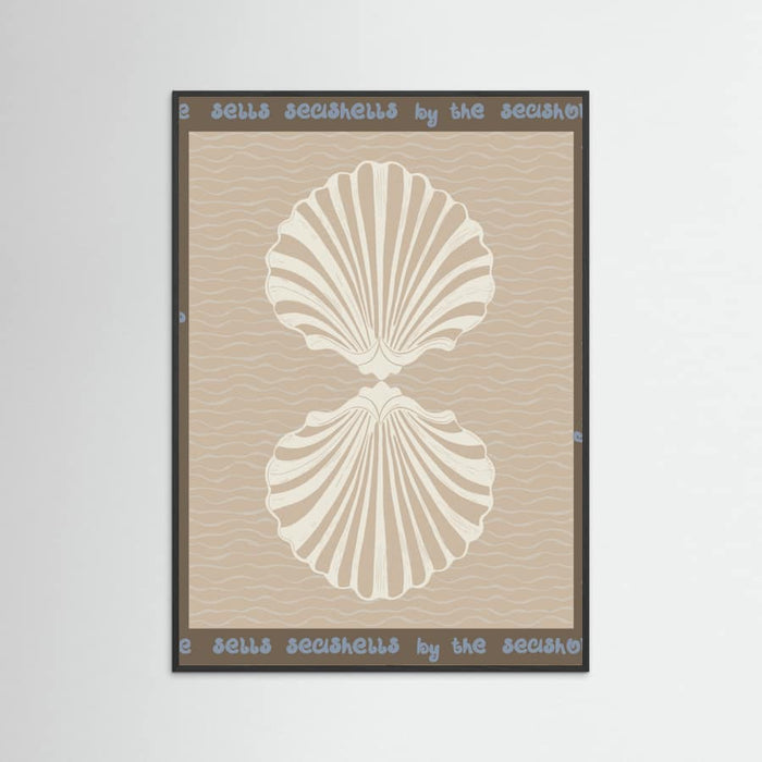 She sells seashells Poster – poster and art print