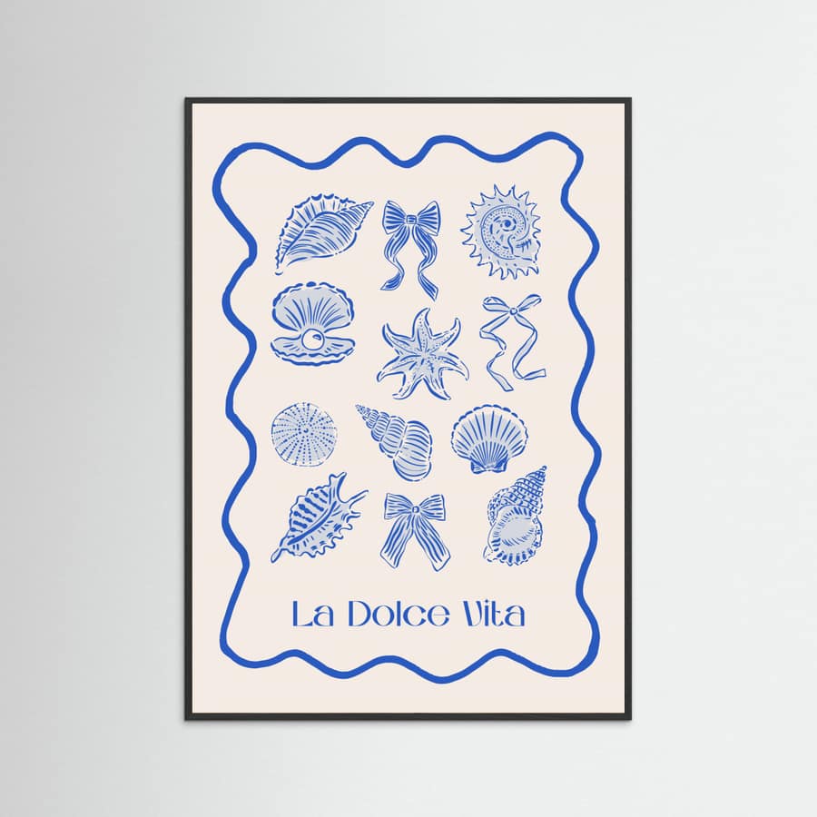Shells & Bows Poster – poster och konsttryck