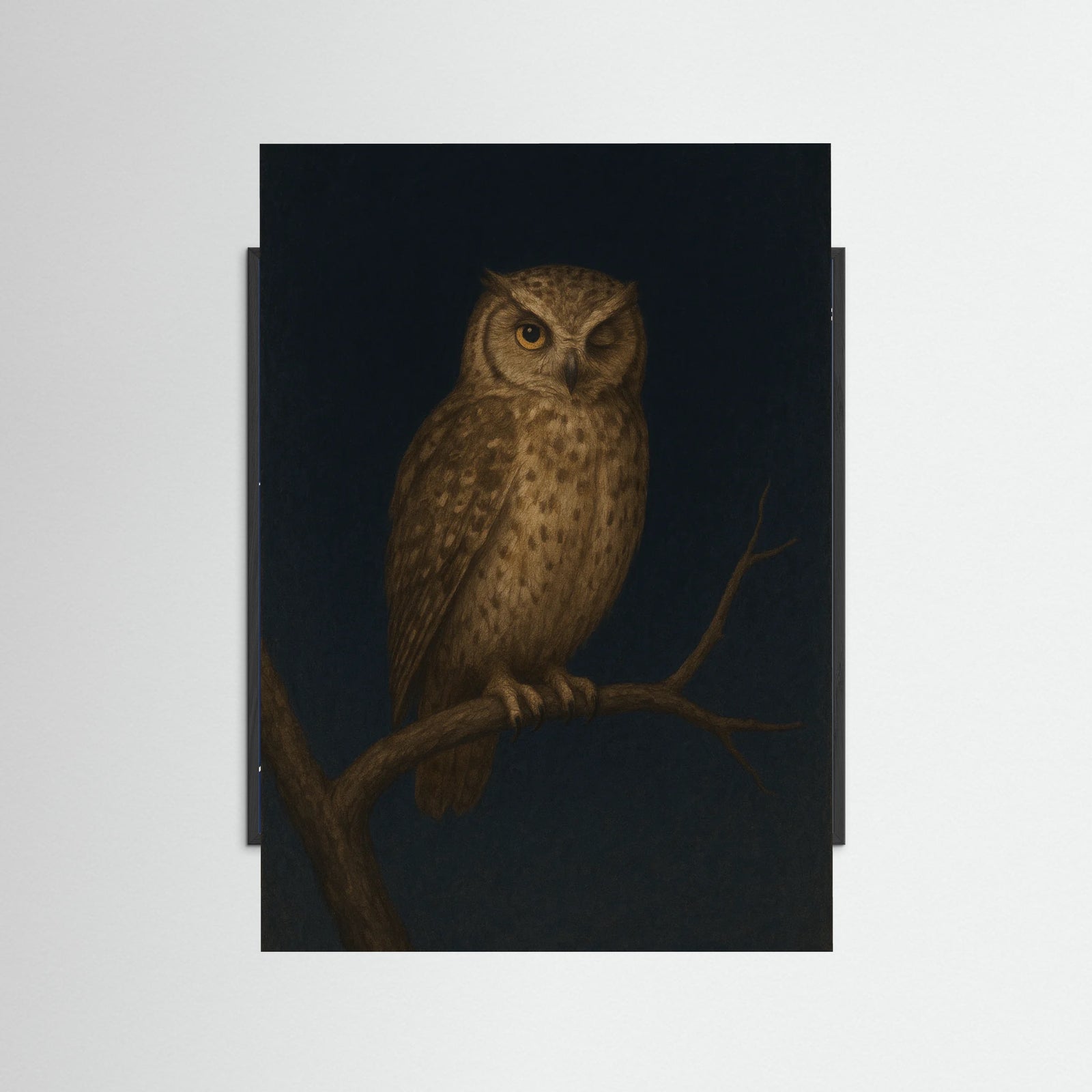 Black Wood Silent Watcher