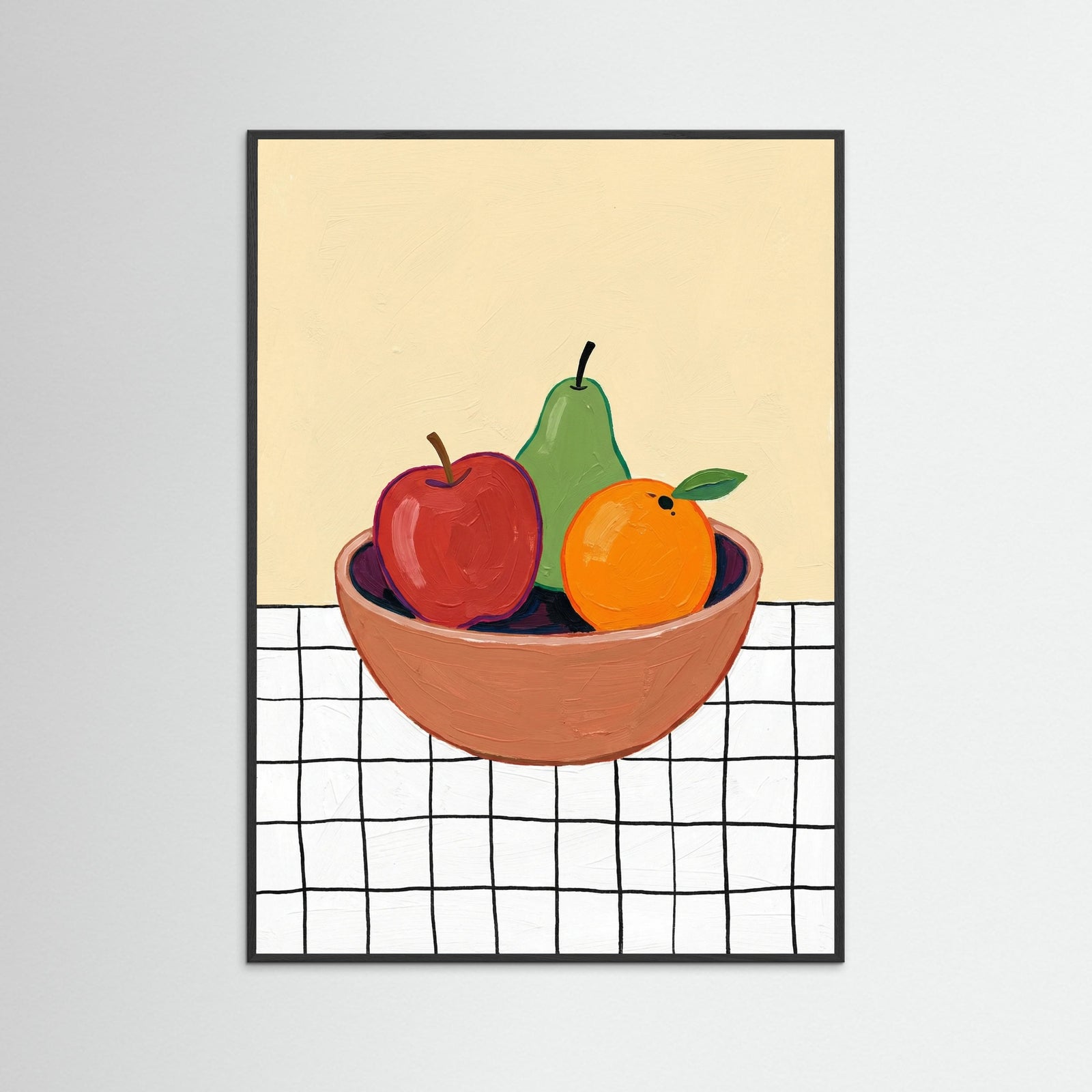 Black Wood Simple Bloom