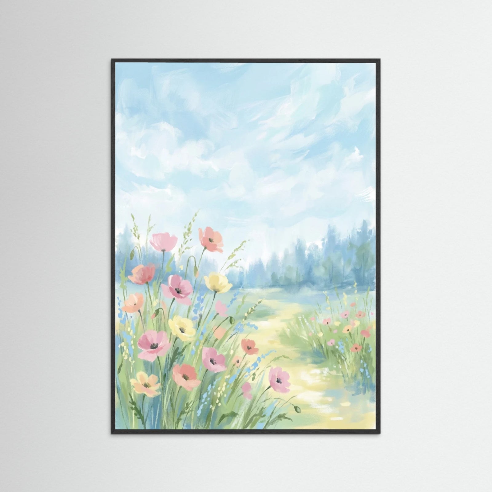 Black Wood Sky Bloom