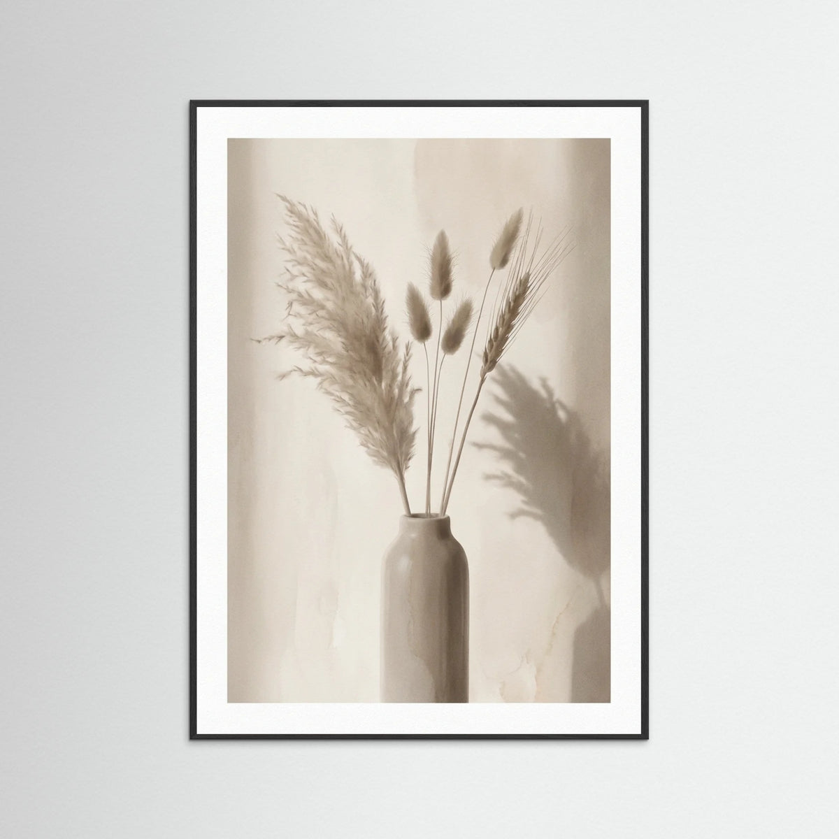 Black Wood Soft Bloom Shadows