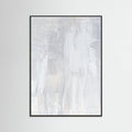 Soft Muted Gray Brushstrokes Poster – Poster und Kunstdruck