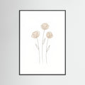 Black Wood Soft Petal Sketch