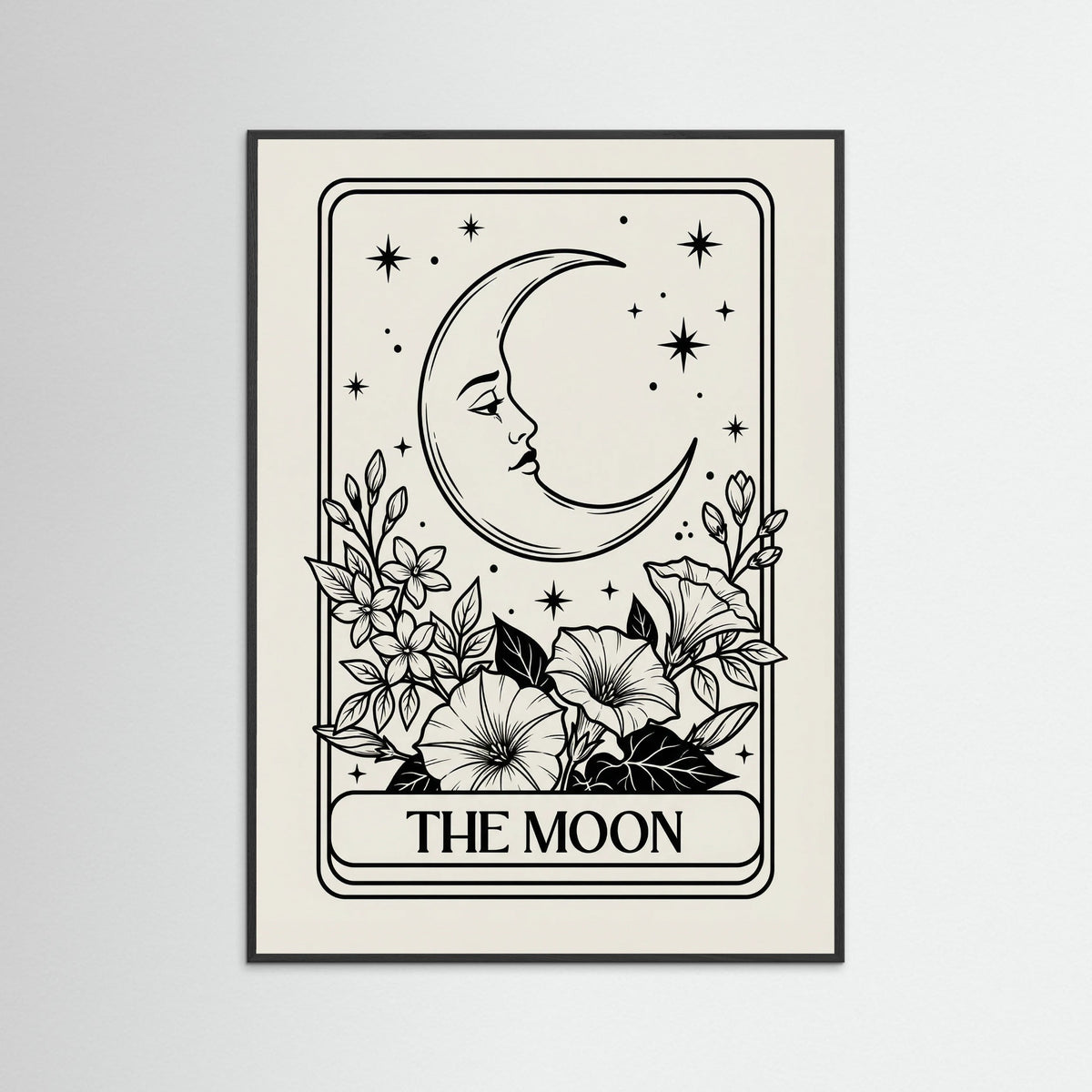 Black Wood Solar Bloom Tarot