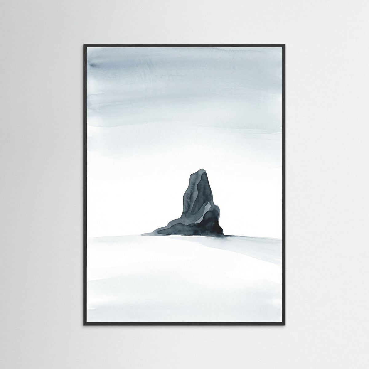 Black Wood Solitary Horizon