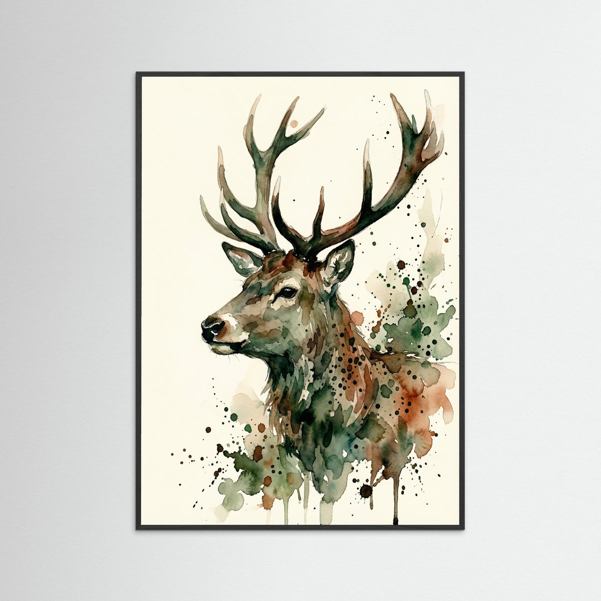 Black Wood Spotted Equine