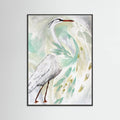 Spring Egret Poster – poster och konsttryck