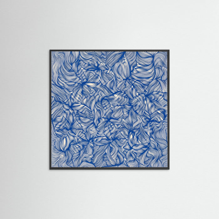 Black Wood Square Azure Currents
