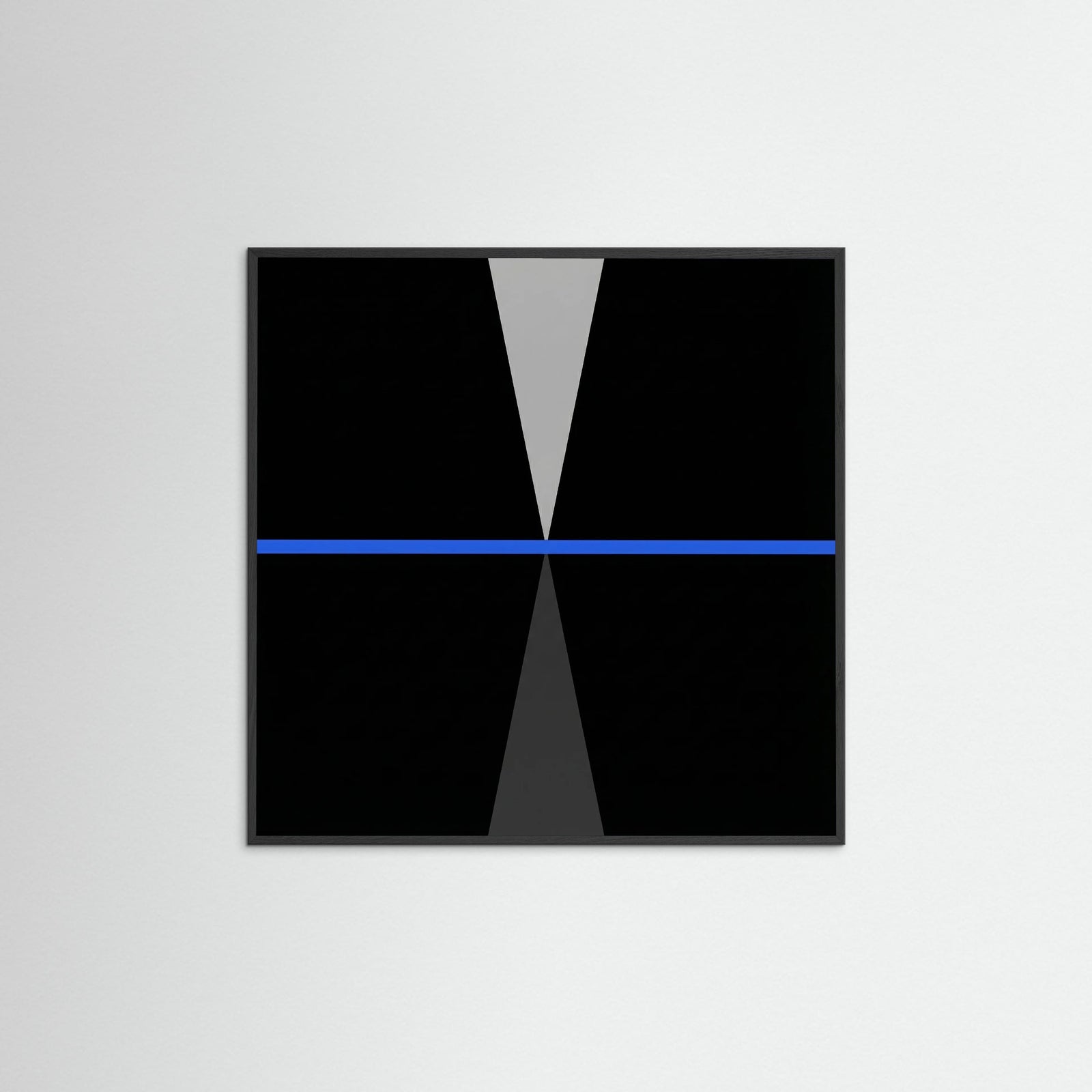 Black Wood Square Blue Aperture