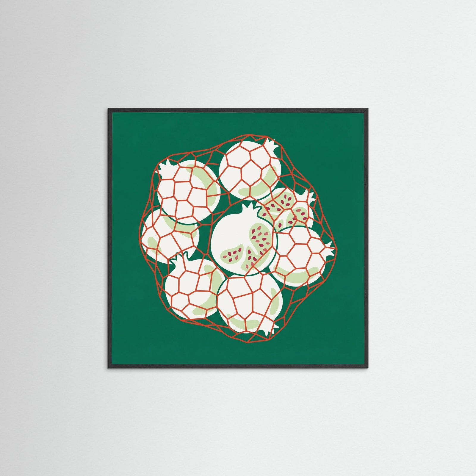 Black Wood Square Citrus Catch