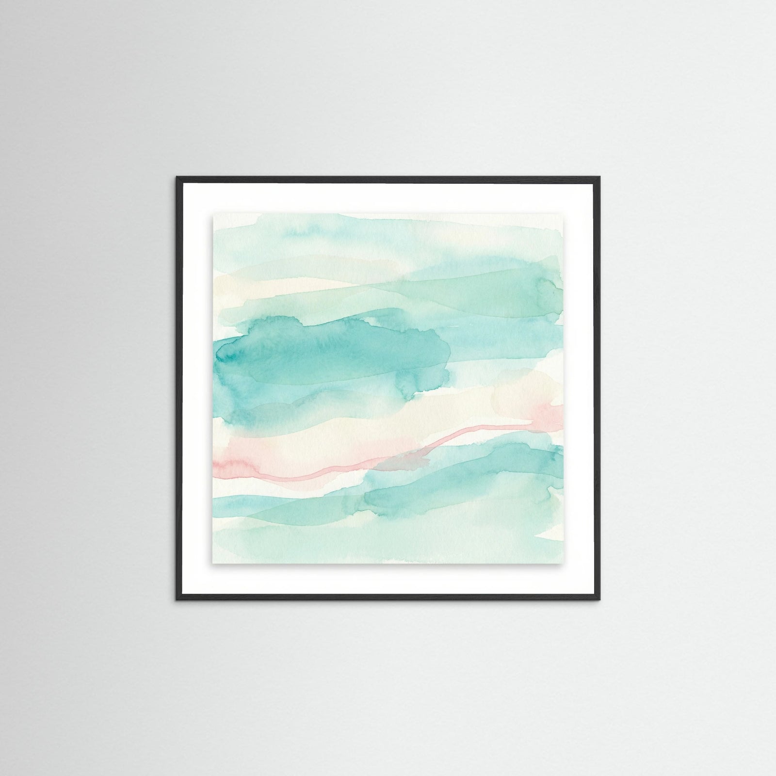 Black Wood Square Emerald Softness