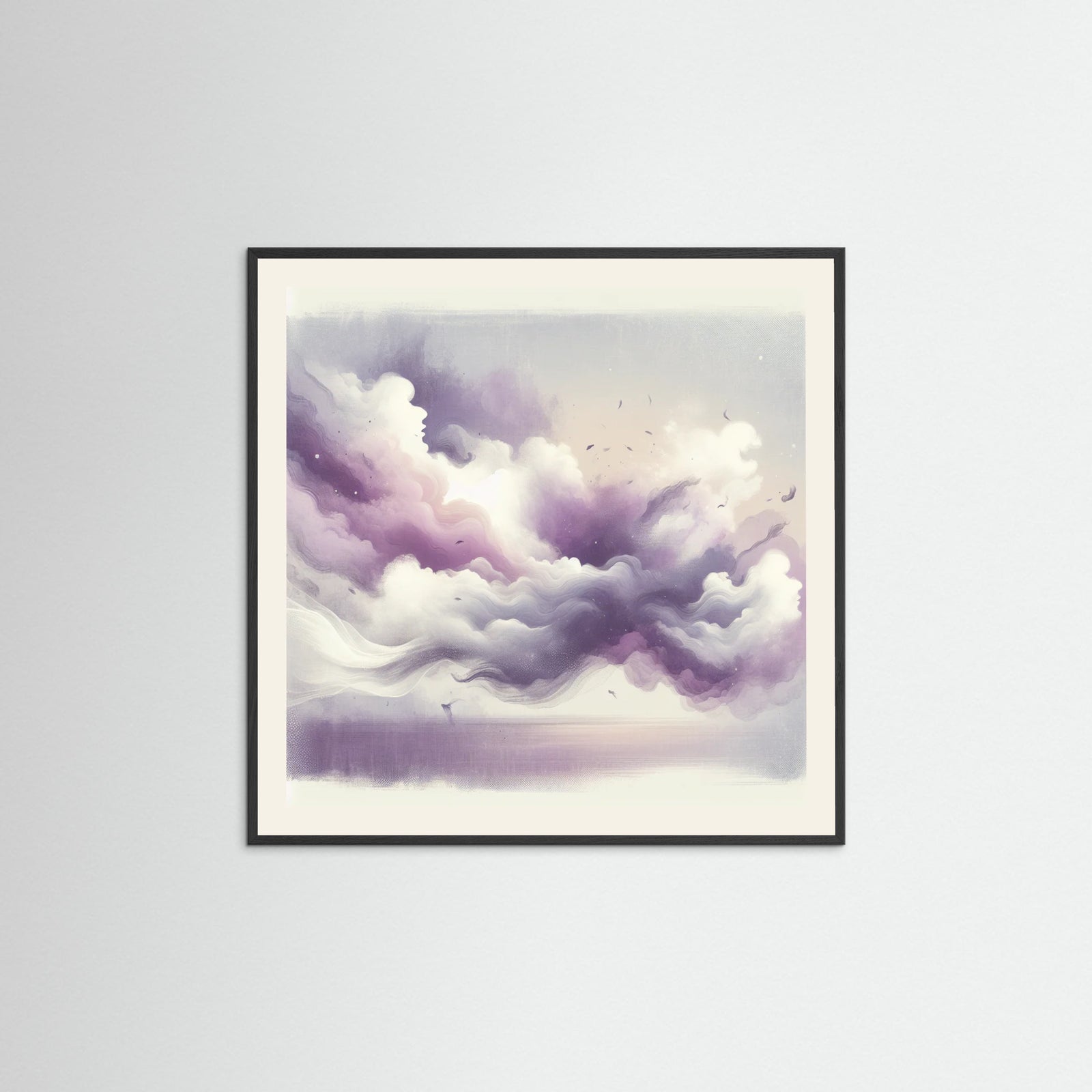 Black Wood Square Ethereal Whisper