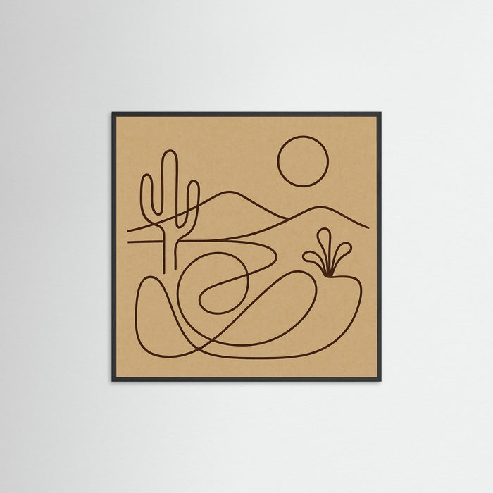 Black Wood Square Fluid Conversation
