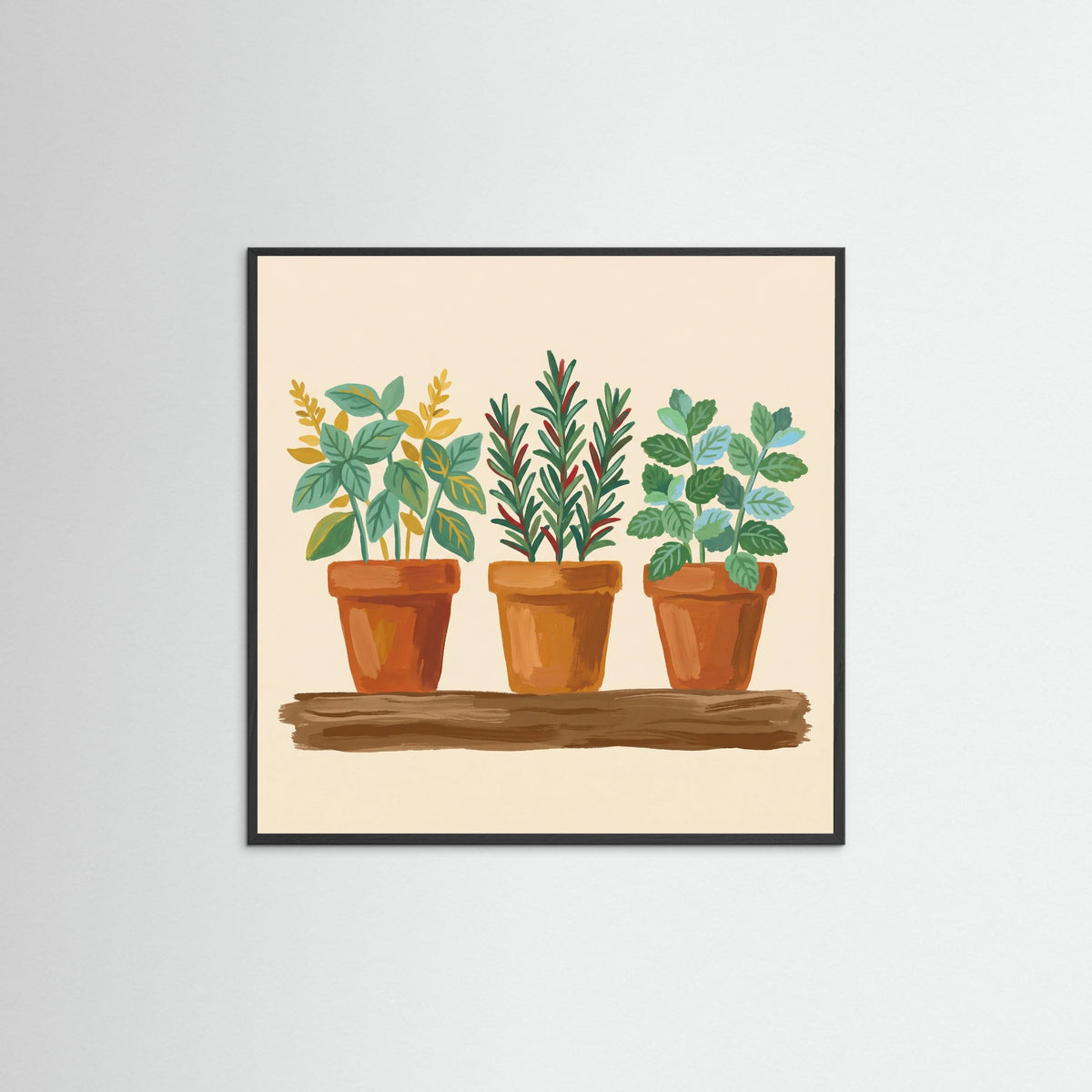 Black Wood Square Fruity Arrangement