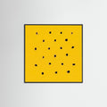 Black Wood Square Golden Speckles
