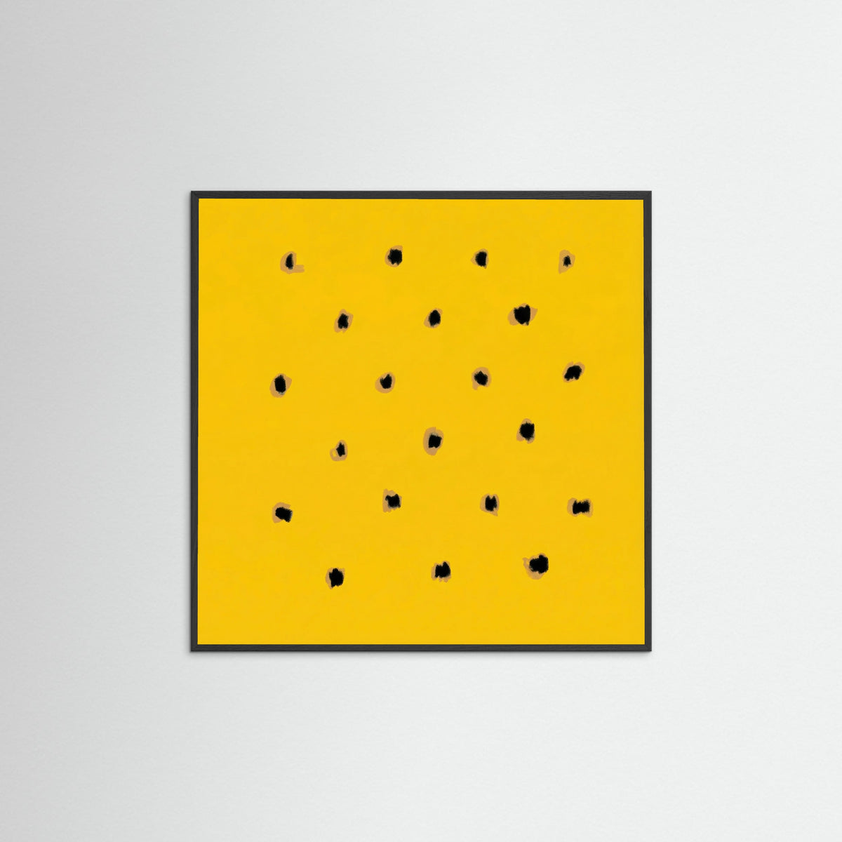 Black Wood Square Golden Speckles