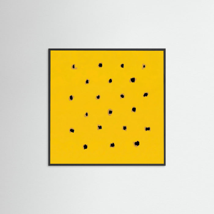 Black Wood Square Golden Speckles