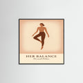 Black Wood Square Her balance