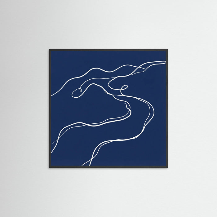 Black Wood Square Indigo Form