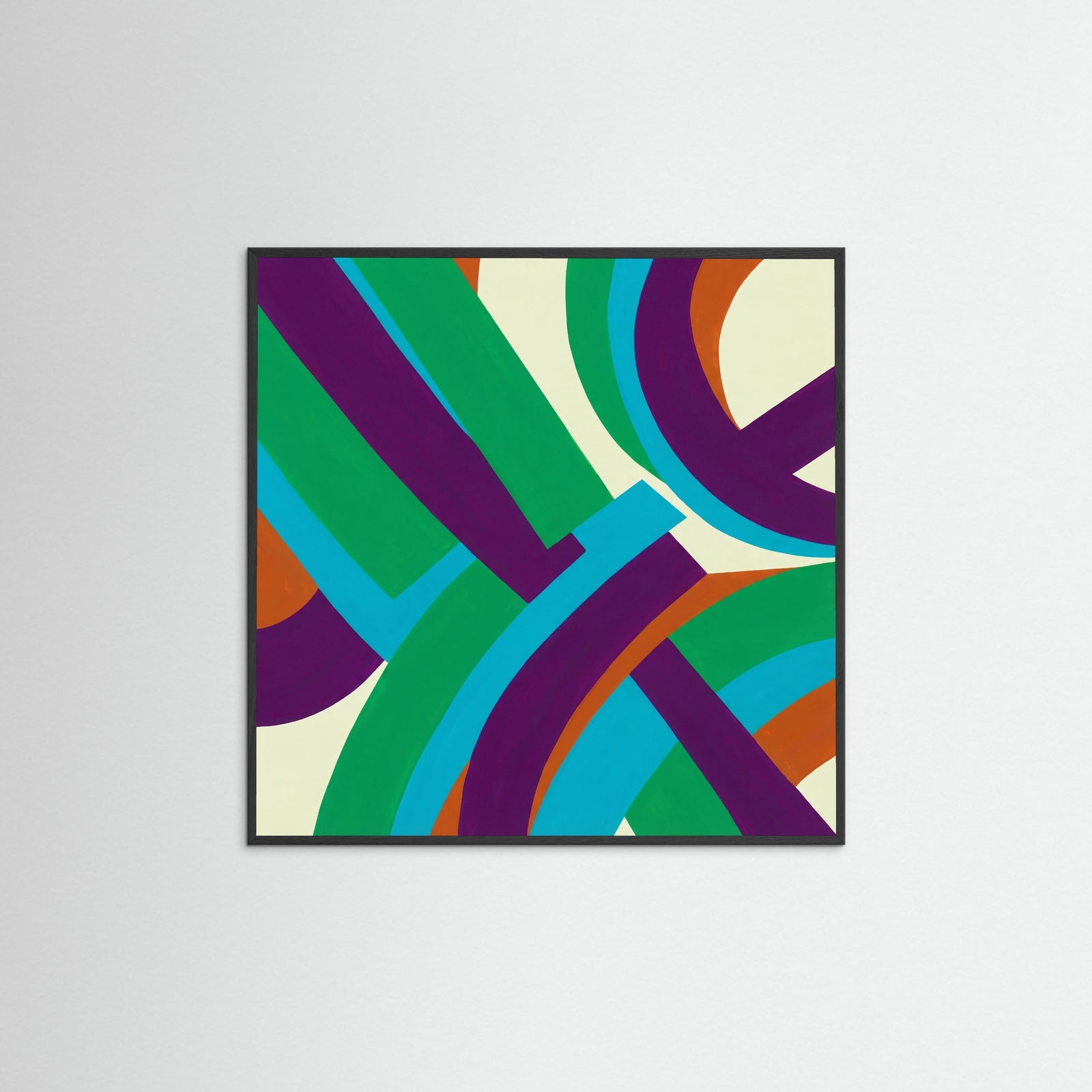 Black Wood Square Layered Color Forms