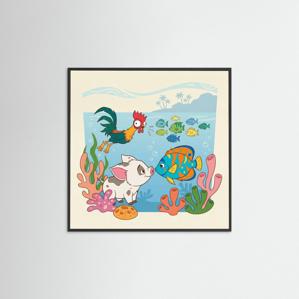 Black Wood Square Oceanic Hero Ensemble