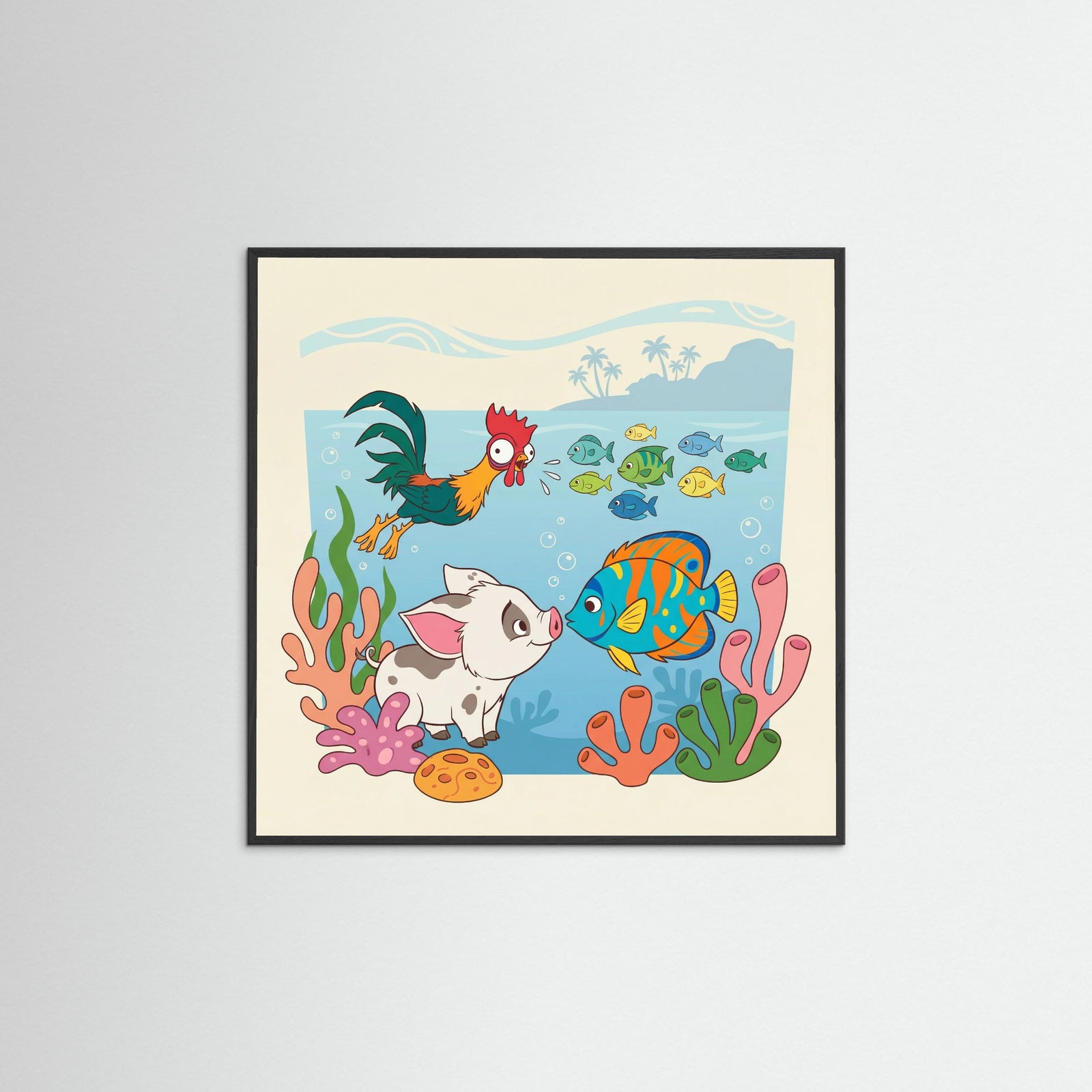 Black Wood Square Oceanic Hero Ensemble