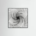 Black Wood Square Rhythmic Grids