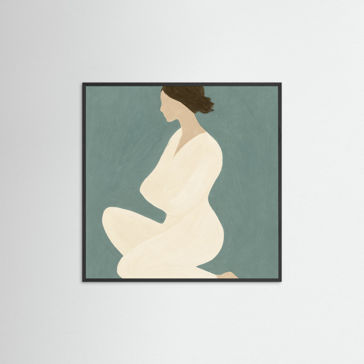 Black Wood Square Soft Form