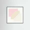 Black Wood Square Soft Geometry