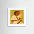Black Wood Square Soft frame