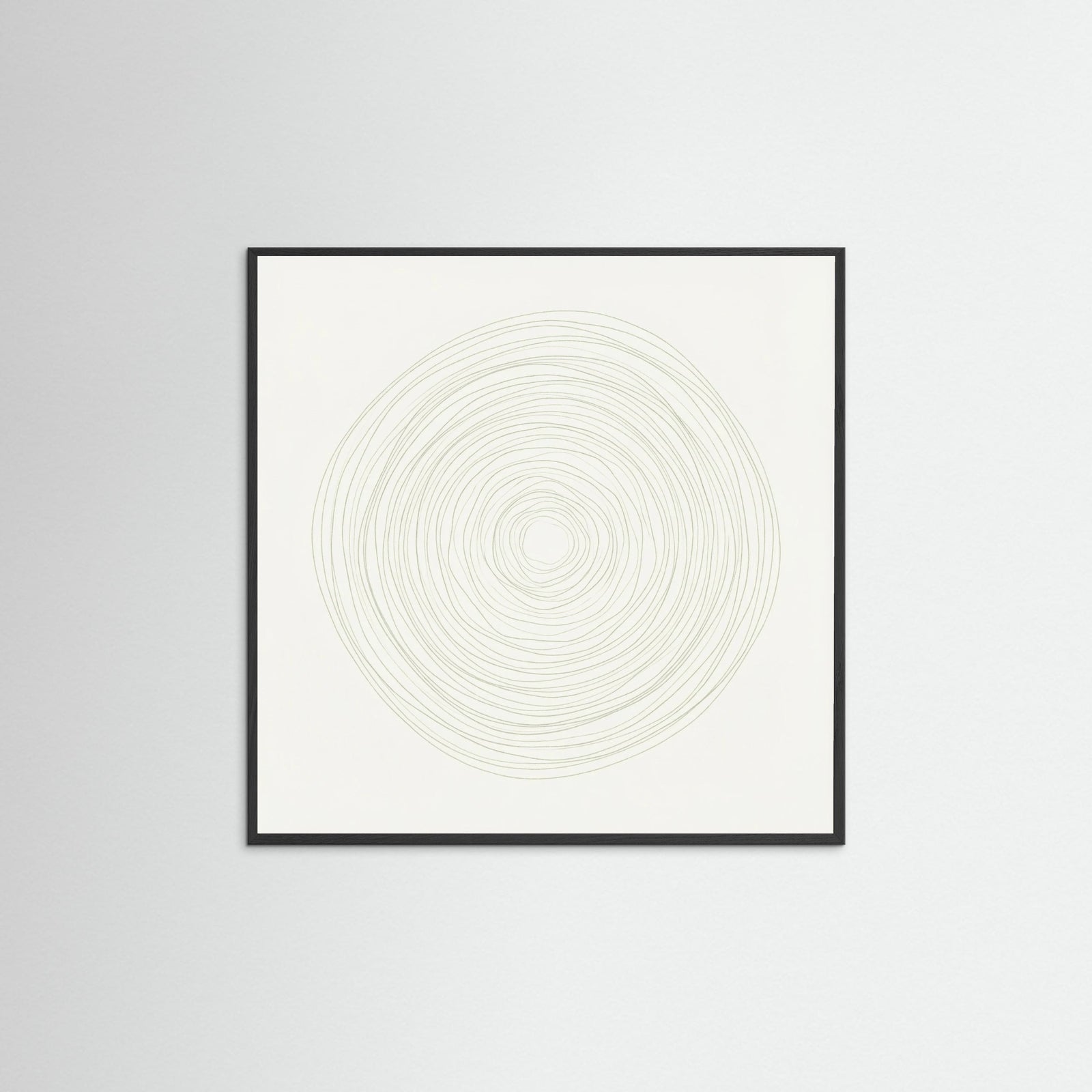 Black Wood Square Subtle Rhythm