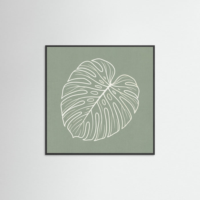 Black Wood Square Verdant Outline