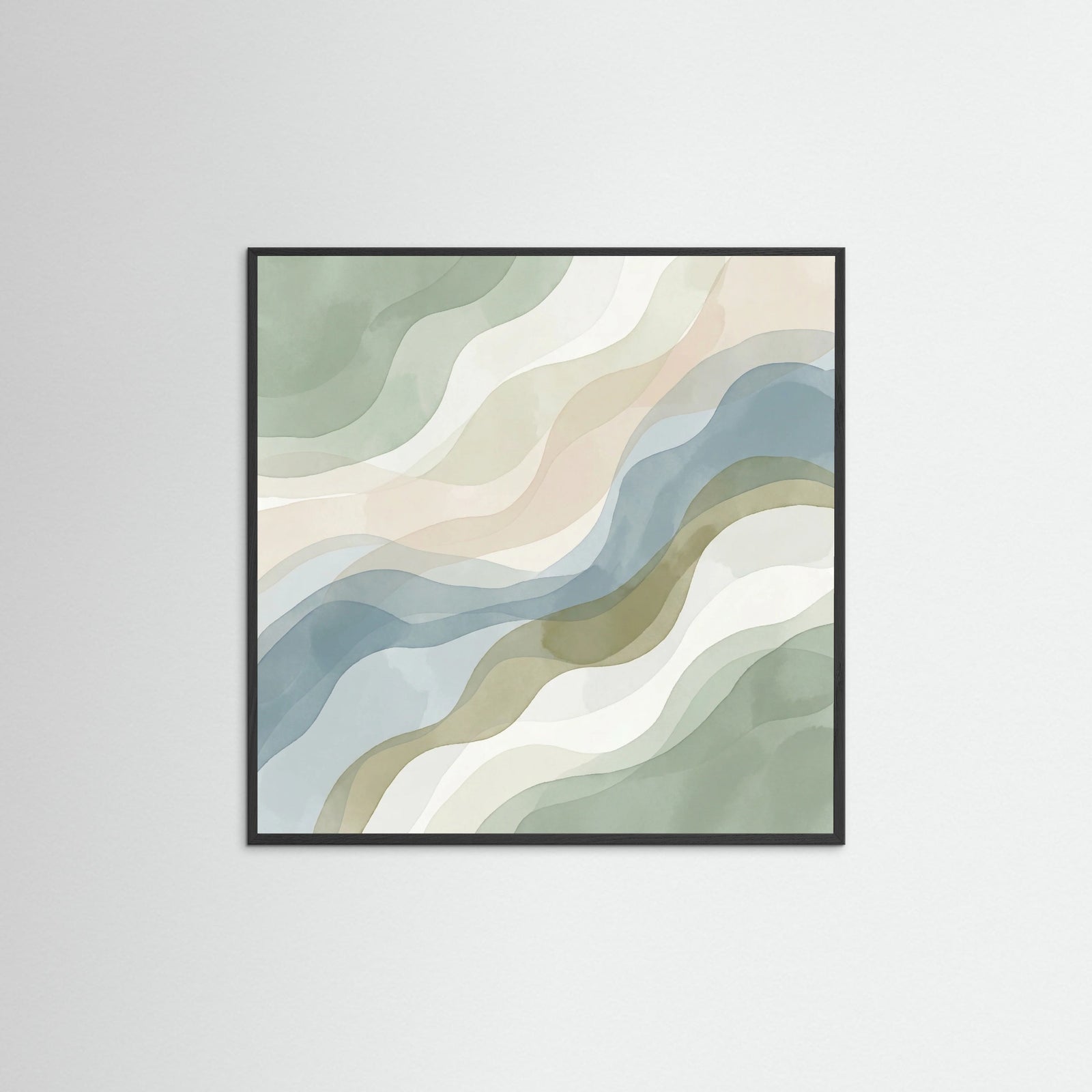 Black Wood Square Verdant Planes