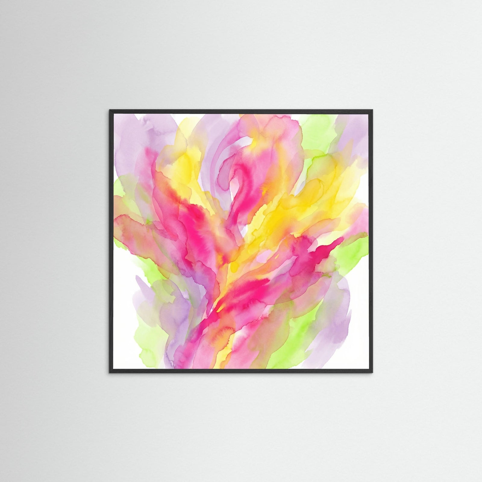 Black Wood Square Vibrant Luminosity