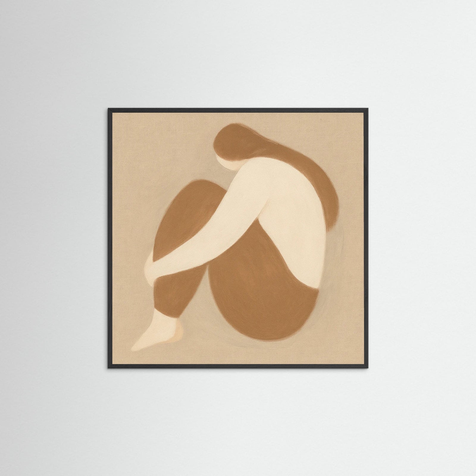 Black Wood Square Warm Shape