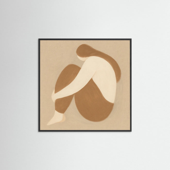 Black Wood Square Warm Shape