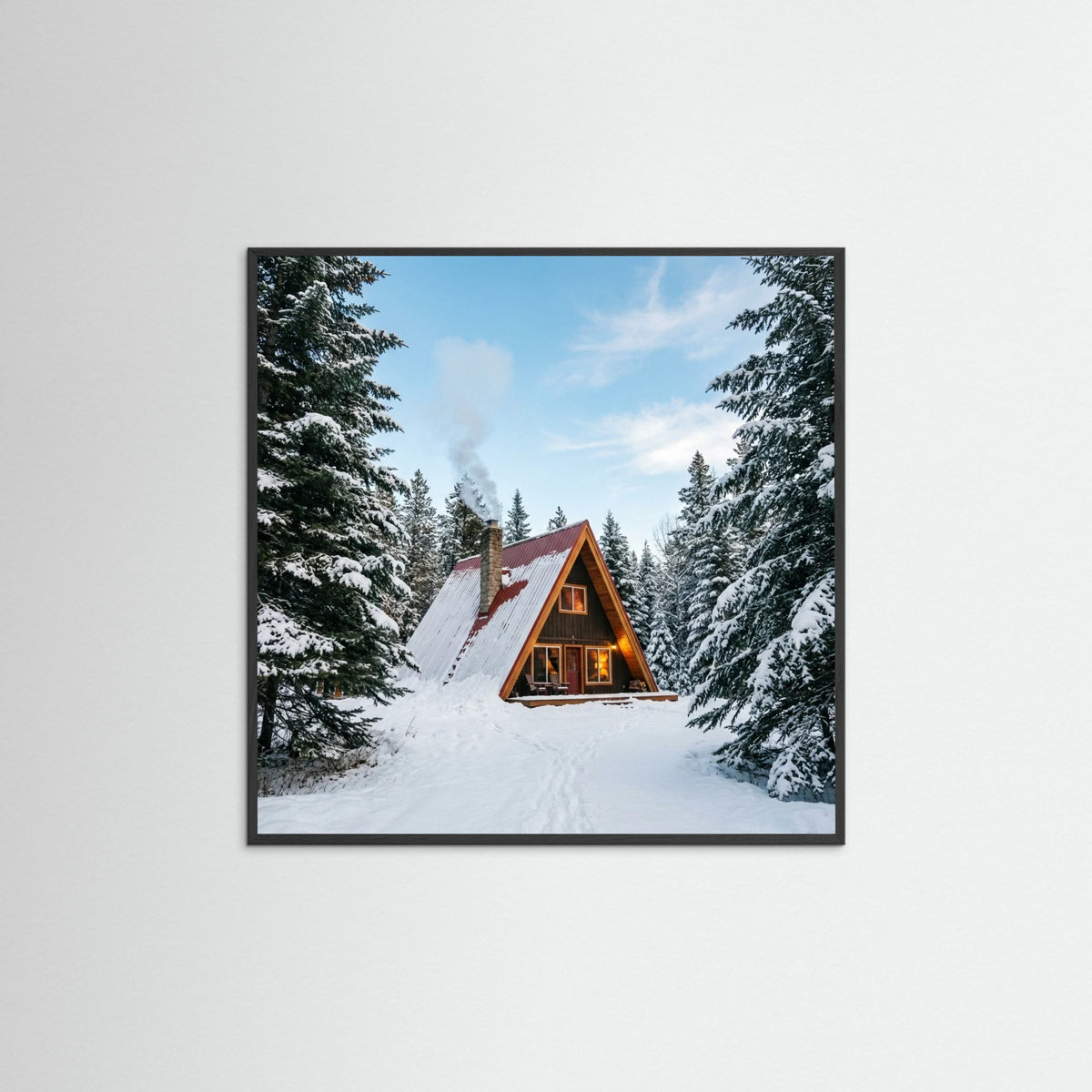 Black Wood Square Winter Ascent