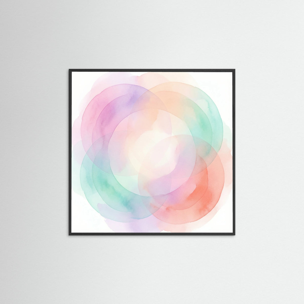 Black Wood Square Woven Aura