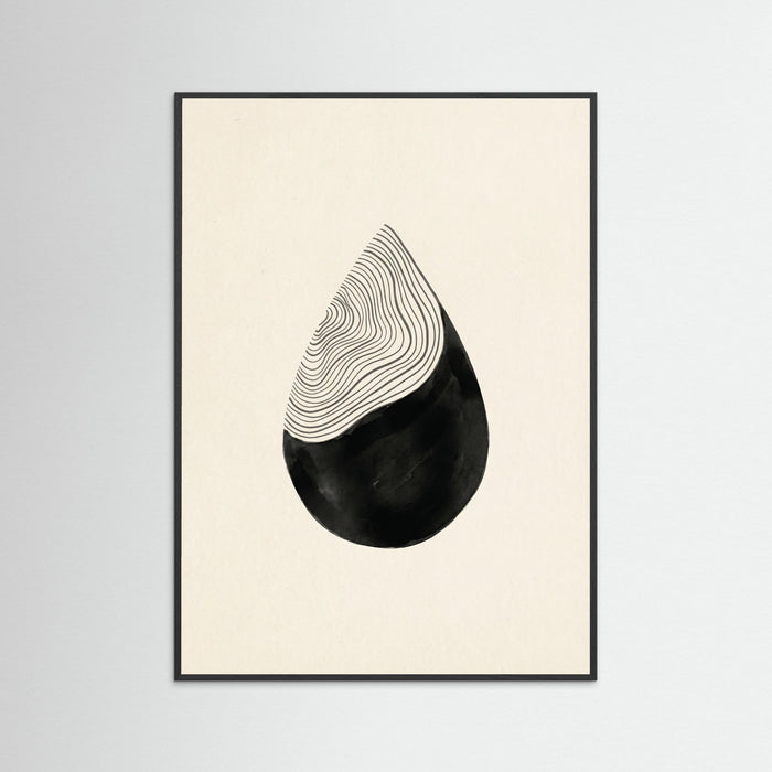 Black Wood Stacked Crescents
