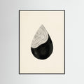 Black Wood Stacked Crescents