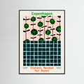 Black Wood Statens Museum for Kunst Copenhagen Poster