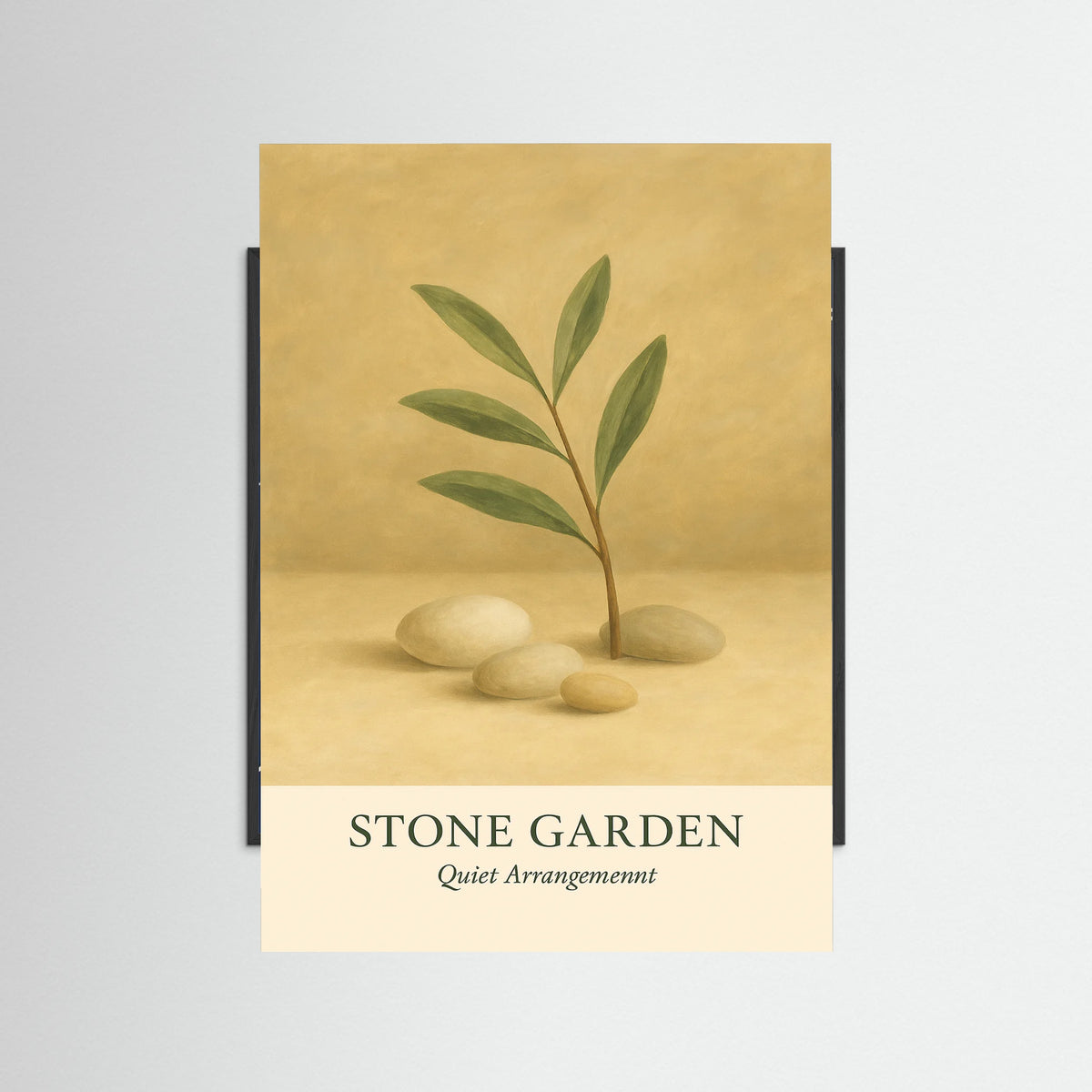 Black Wood Stone garden