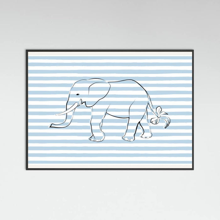 Poster Stripe Elephant – poster e stampa artistica