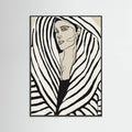 Striped Coat Poster – plakat og kunsttryk