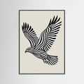 Black Wood Striped Contour