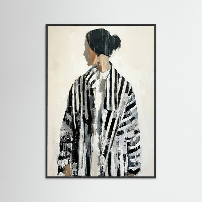 Black Wood Striped Gaze