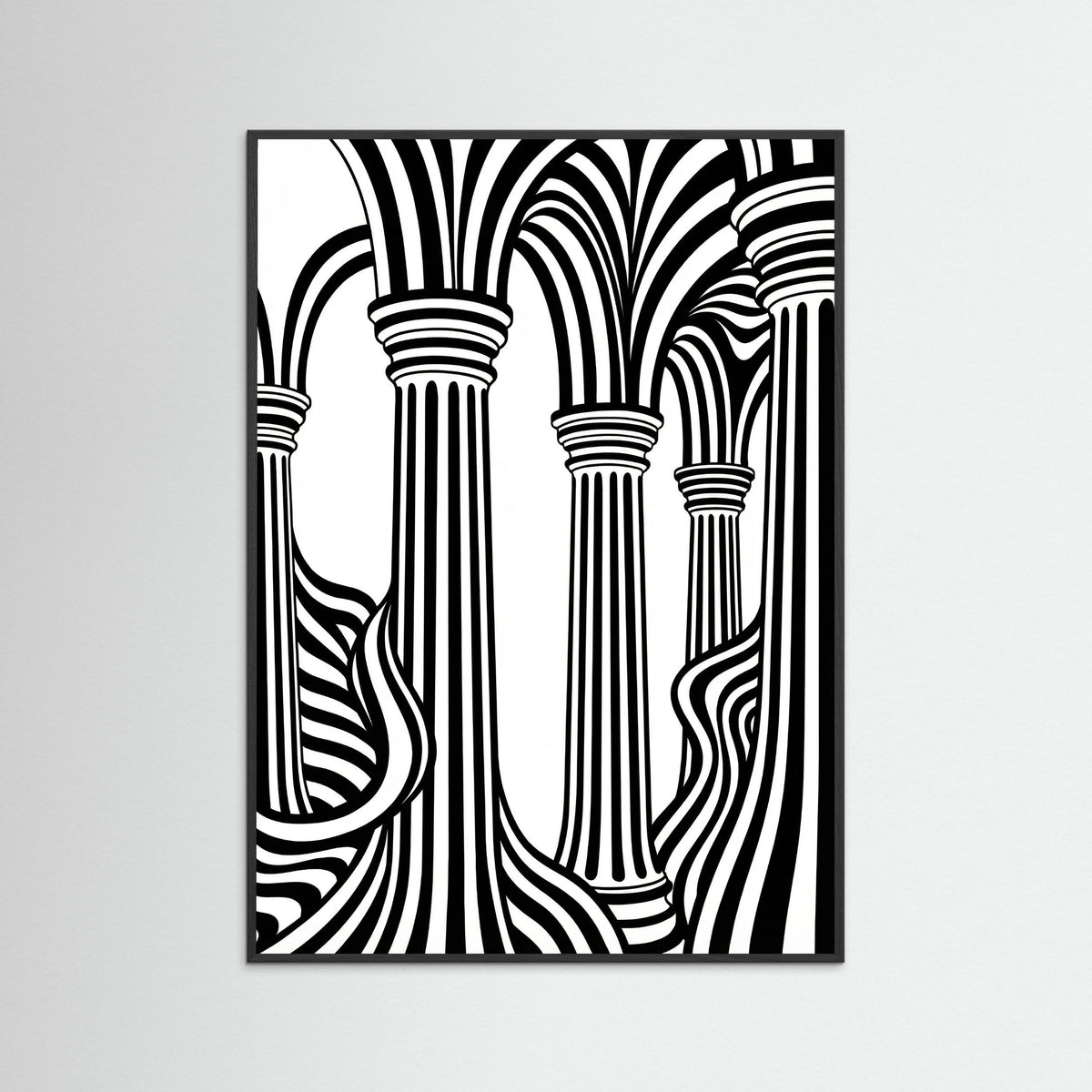 Black Wood Striped Grace