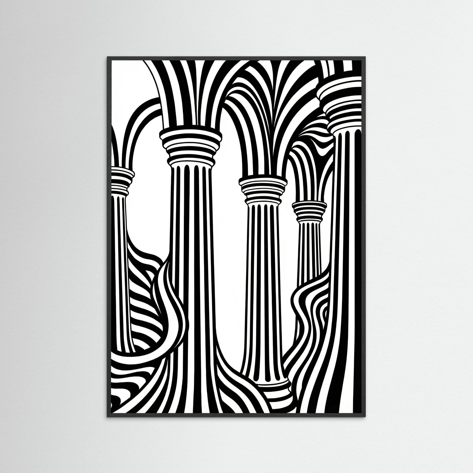 Black Wood Striped Grace