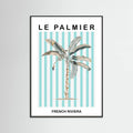 Striped Palm Tree -juliste – juliste ja taidepainatus